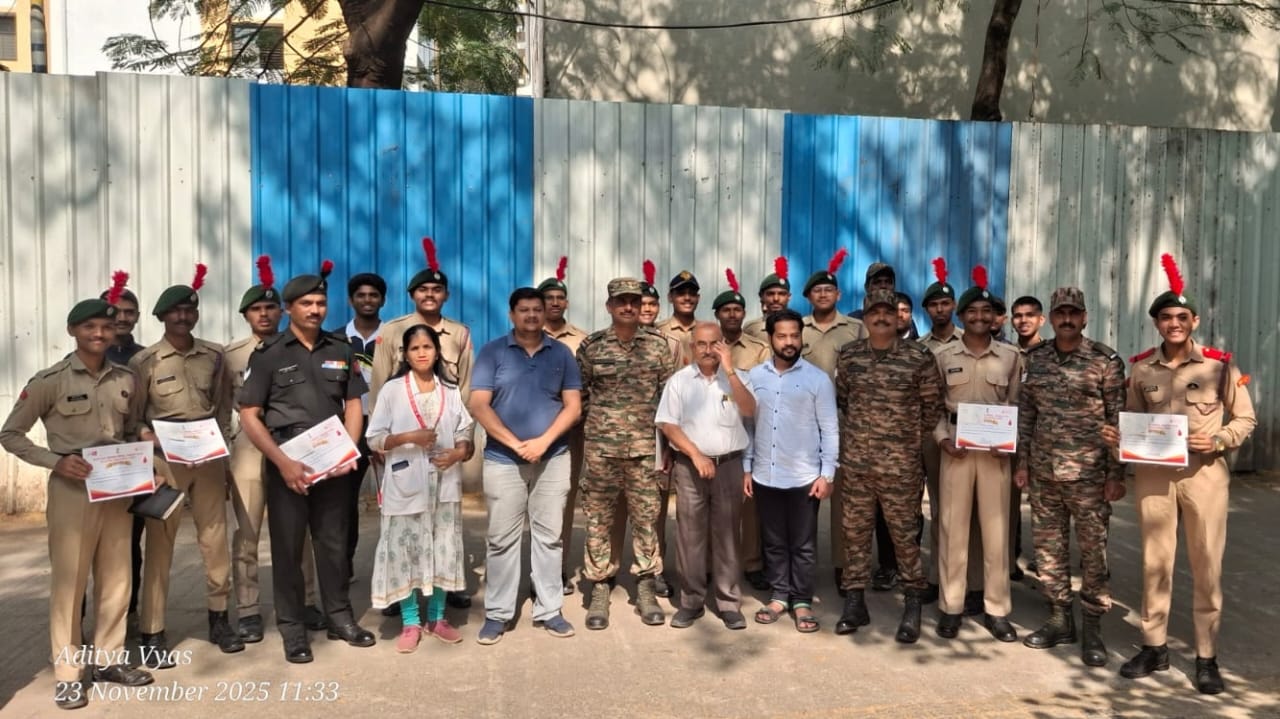 Blood Donation by NCC Cadets